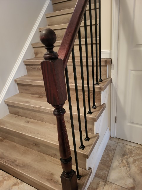 Vinyl stairs discount